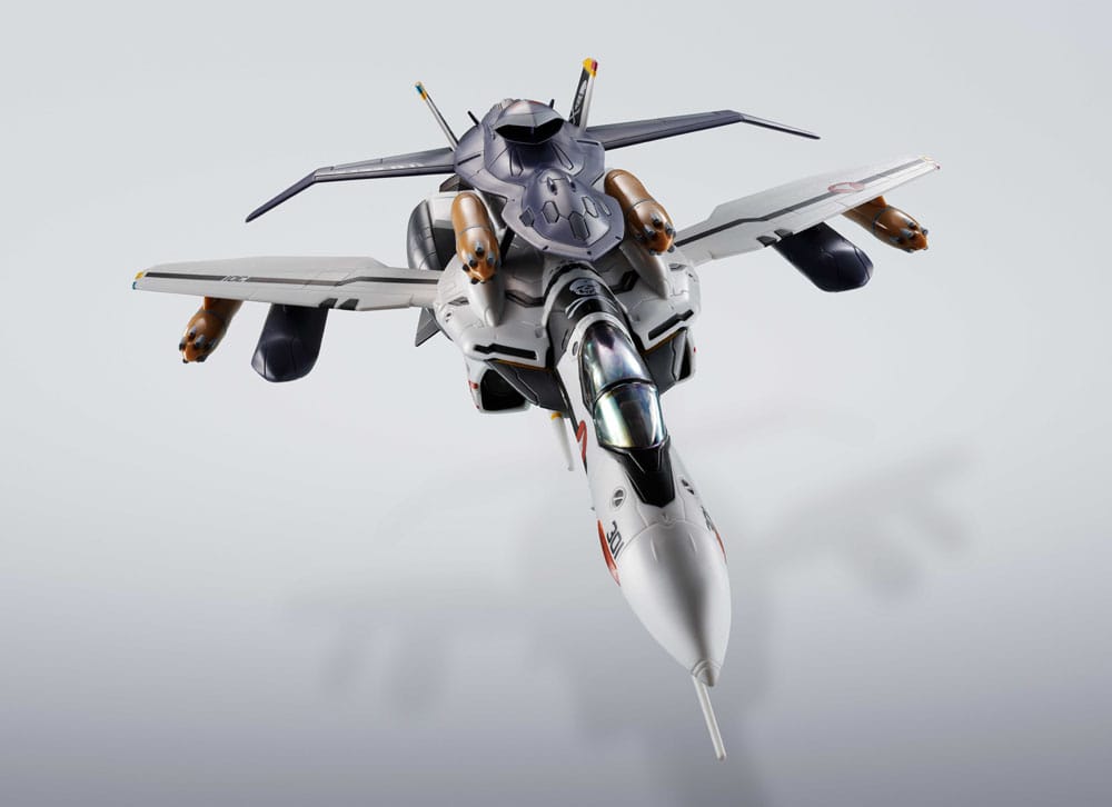 Macross Hi-Metal R Actionfigur VF-0S Phoenix (Roy Focker Use) & QF-2200D-B Ghost Set 14 cm   