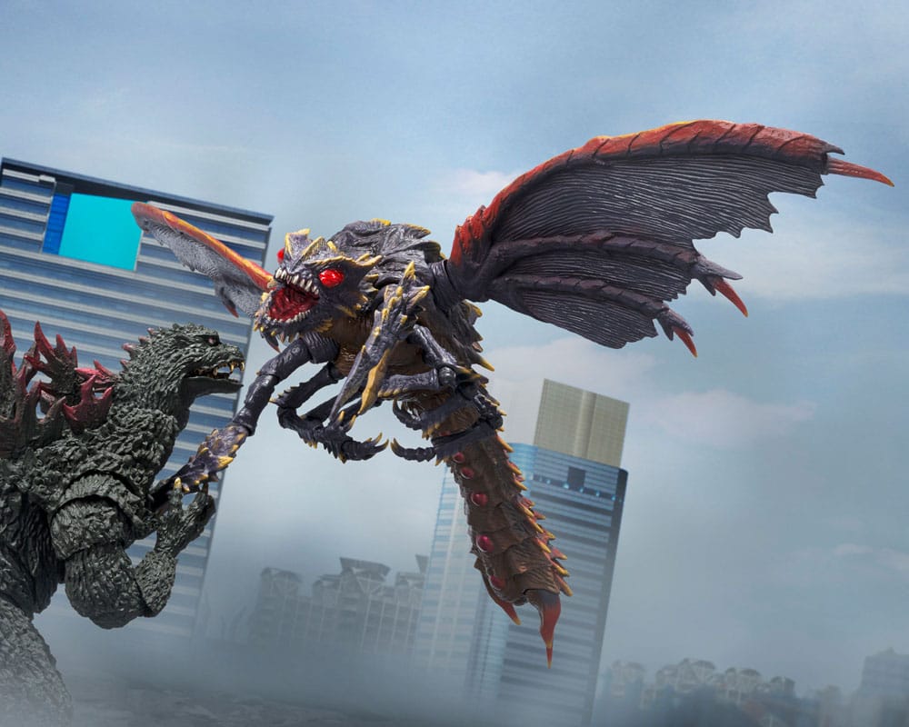 Godzilla S.H. Monster Arts Actionfigur Megaguirus Evolution Set 21 cm   