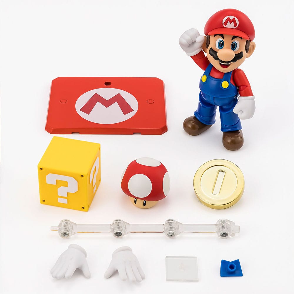 Super Mario S.H. Figuarts Actionfigur Super Mario 10 cm  