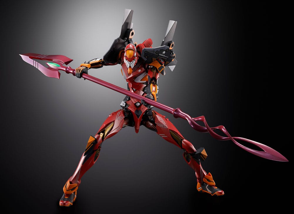 Neon Genesis Evangelion Metal Build Diecast Actionfigur Eva Production Model-02 30th with the Spear of Cassius 22 cm