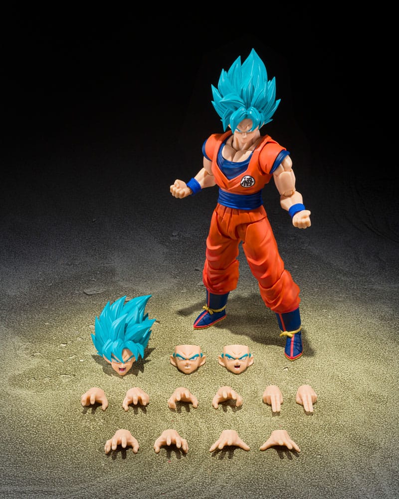 Dragon Ball Super S.H.Figuarts Actionfigur Super Saiyan God Super Son Guko (Blue power transcending Limits) 15 cm       