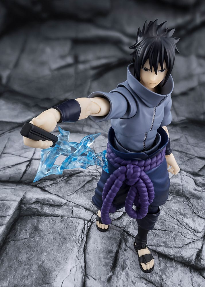 Naruto S.H.Figuarts Actionfigur Sasuke Uchiha Solitary Shinobi 15 cm          