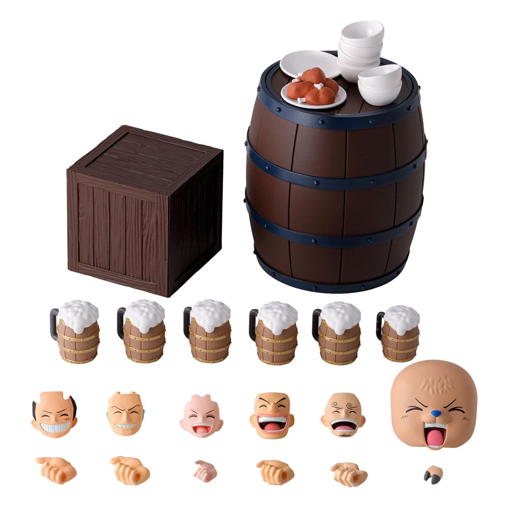 One Piece S.H. Figuarts Zubehör-Set The Straw Hat Crew Party Set