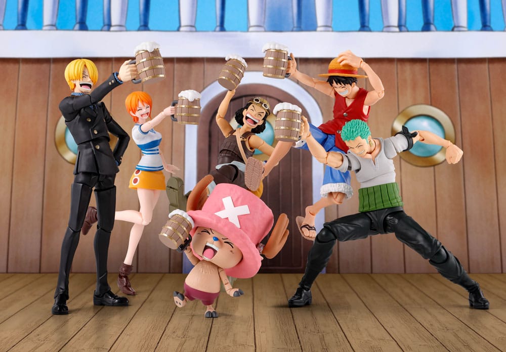 One Piece S.H. Figuarts Zubehör-Set The Straw Hat Crew Party Set