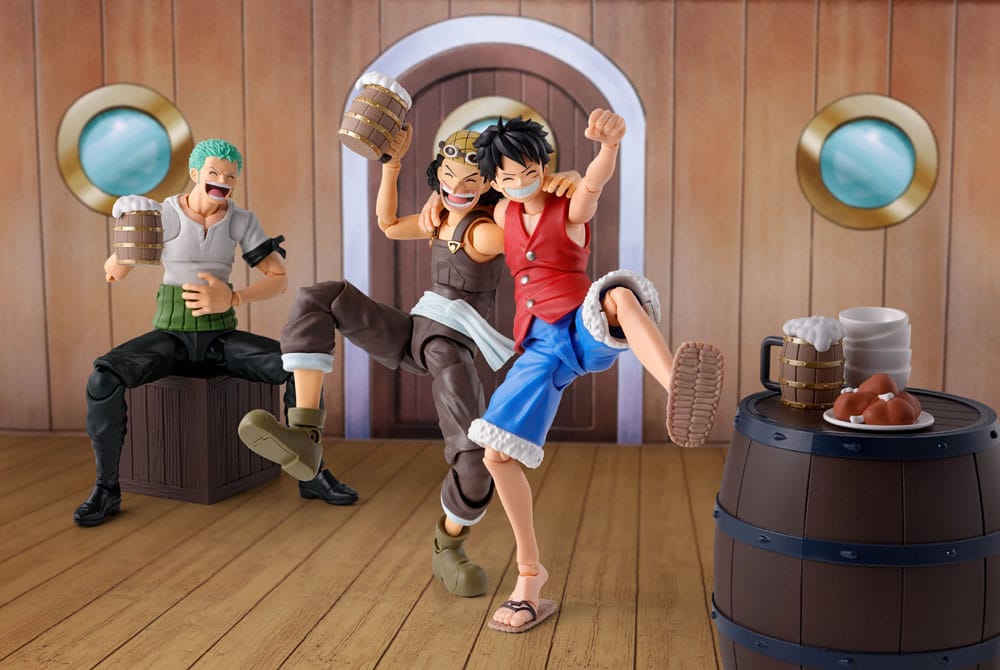 One Piece S.H. Figuarts Zubehör-Set The Straw Hat Crew Party Set