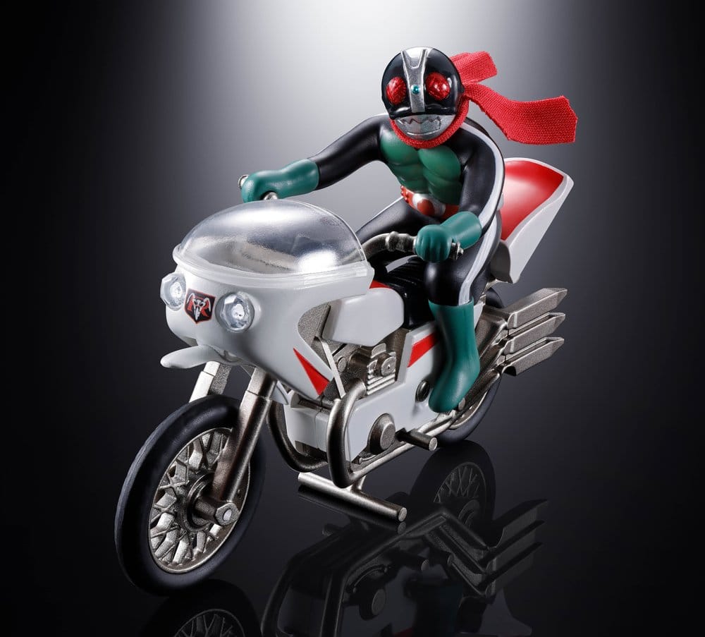 Kamen Rider Chogokin Diecast Actionfigur Cyclone (Masked Rider 2) 9 cm