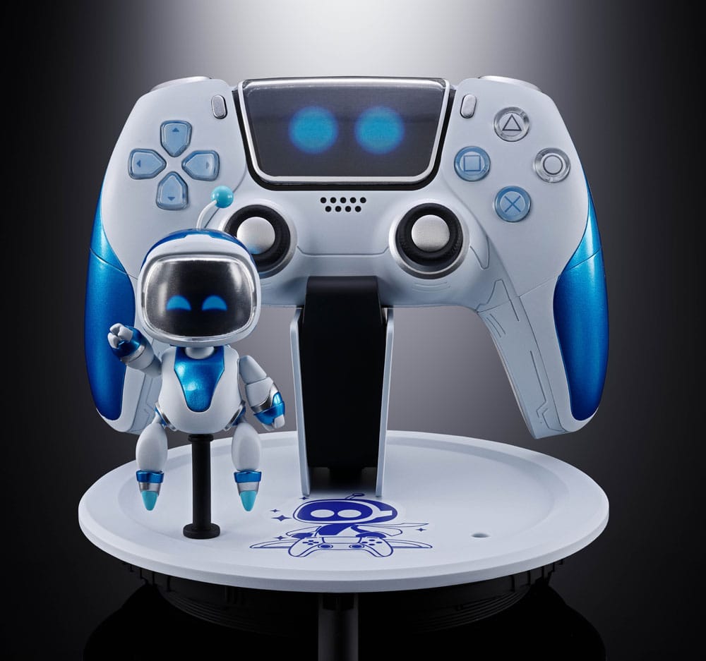 Astro Bot Chogokin Actionfigur Astro Bot & Dual Speeder