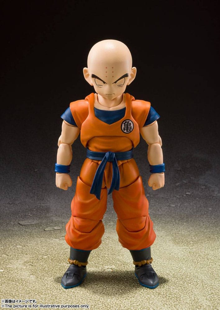 Dragon Ball Z S.H. Figuarts Actionfigur Krillin-Earth's Strongest Man (Neuauflage) 12 cm