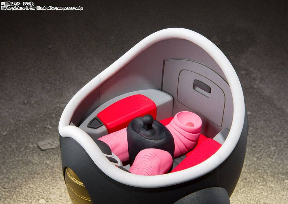 Dragon Ball Z S.H. Figuarts Actionfigur Frieza (First Form) & Frieza Pod Reissue 11 cm