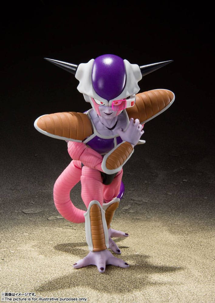 Dragon Ball Z S.H. Figuarts Actionfigur Frieza (First Form) & Frieza Pod Reissue 11 cm