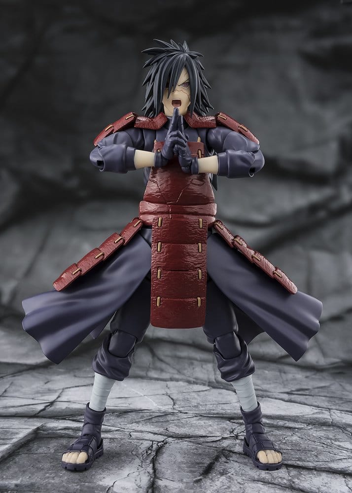 Naruto Shippuden S.H.Figuarts Actionfigur Madara Uchiha Legend of Darkness 17 cm             
