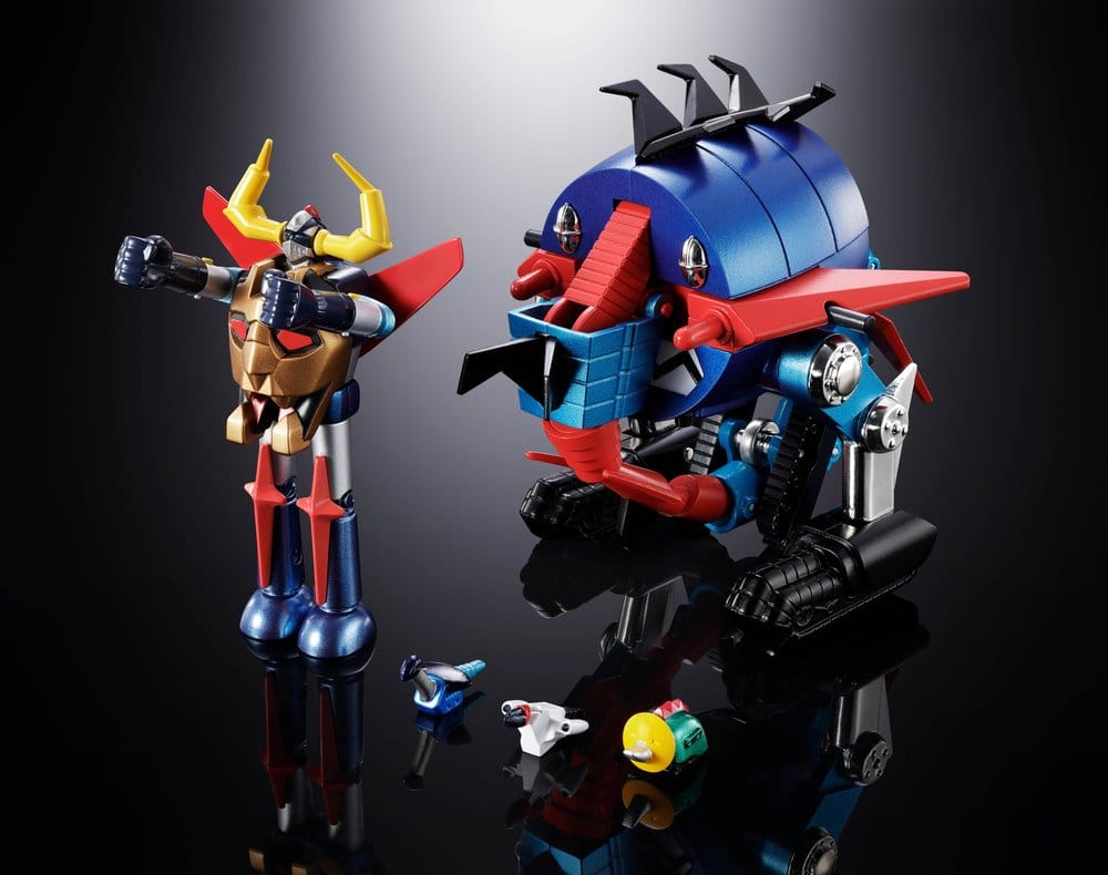 Dino Mech Gaiking Chogokin Actionfigur Daikumaryu & Gaiking 20 cm