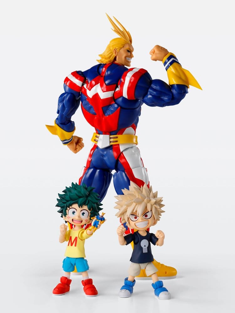 My Hero Academia S.H.Figuarts Actionfigur Izuku Midoriya & Katsuki Bakugo -Childhood Set- 9 cm