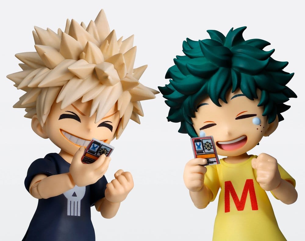 My Hero Academia S.H.Figuarts Actionfigur Izuku Midoriya & Katsuki Bakugo -Childhood Set- 9 cm