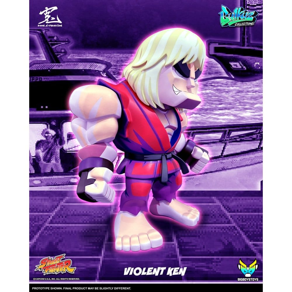 Street Fighter Bulkyz Vinyl-Figur Violent Ken 30 cm