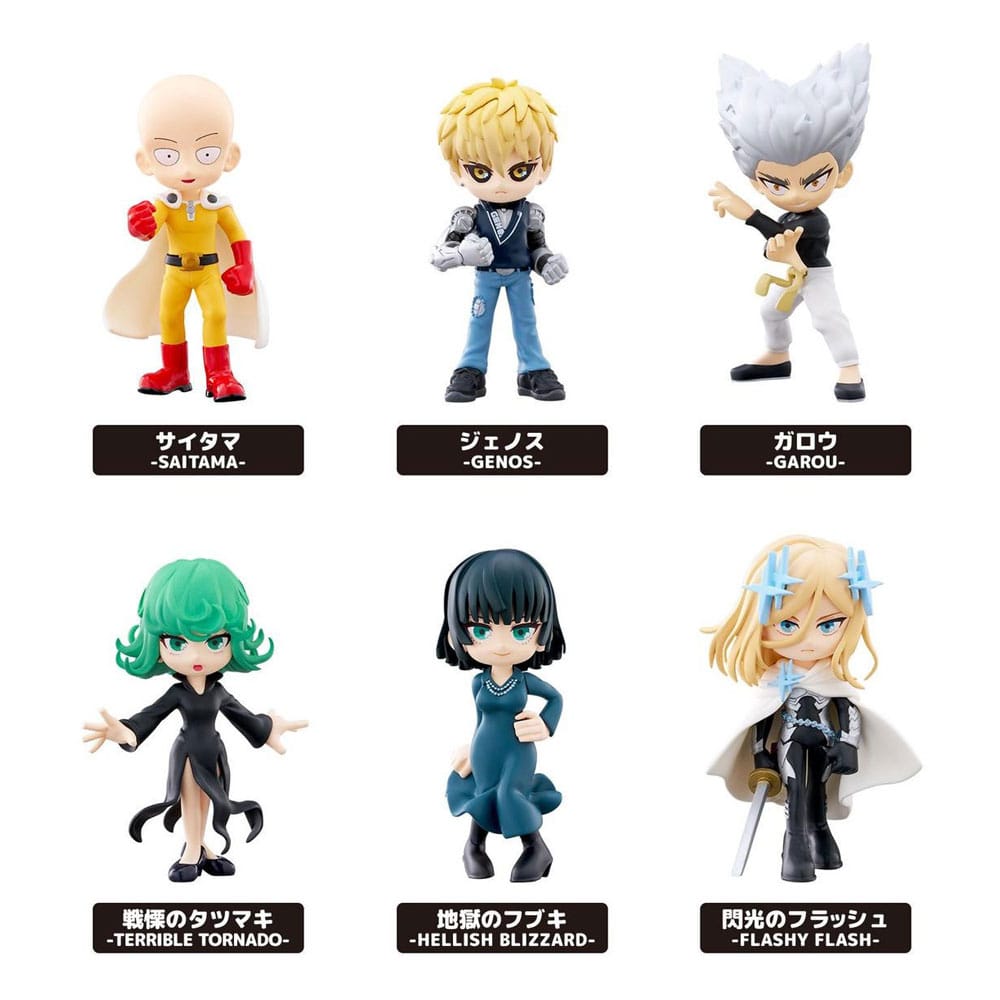 One Punch Man PalVerse PVC Figuren Vol. 02 9 cm Sortiment (6)  