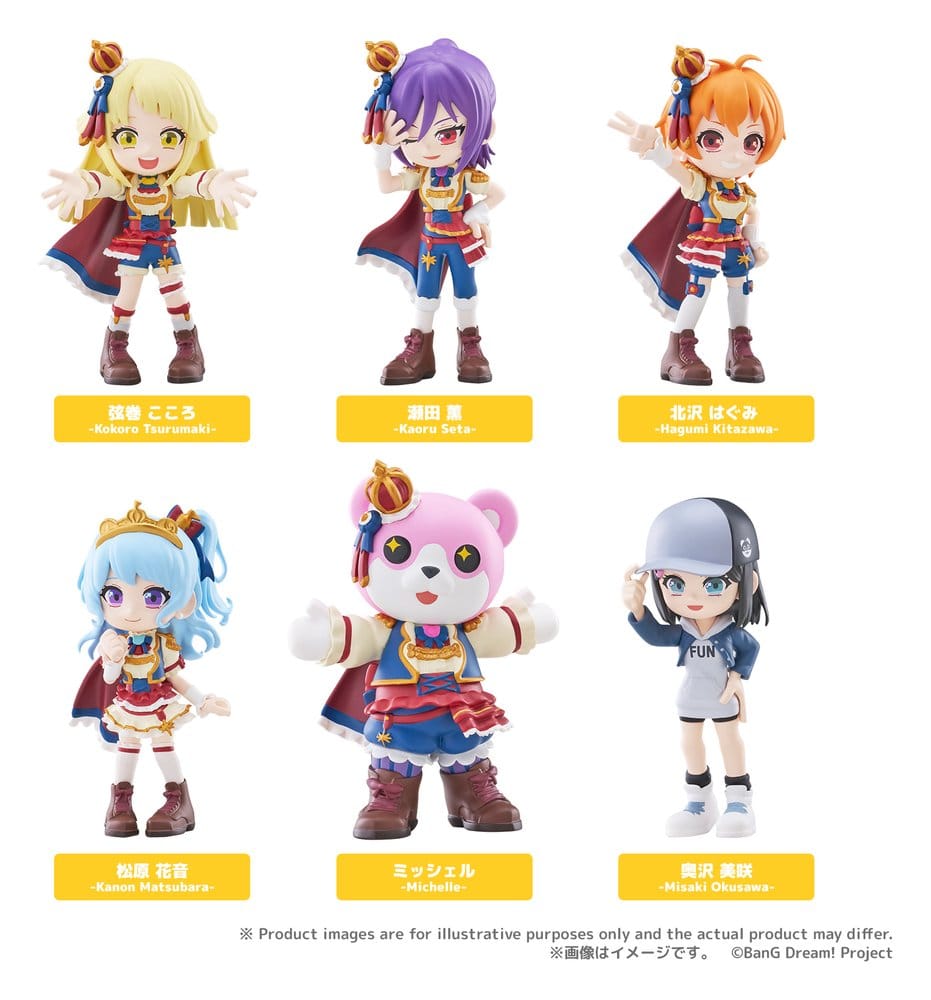 BanG Dream! PalVerse Minifiguren Hello, Happy World! Blind Box Display (6)