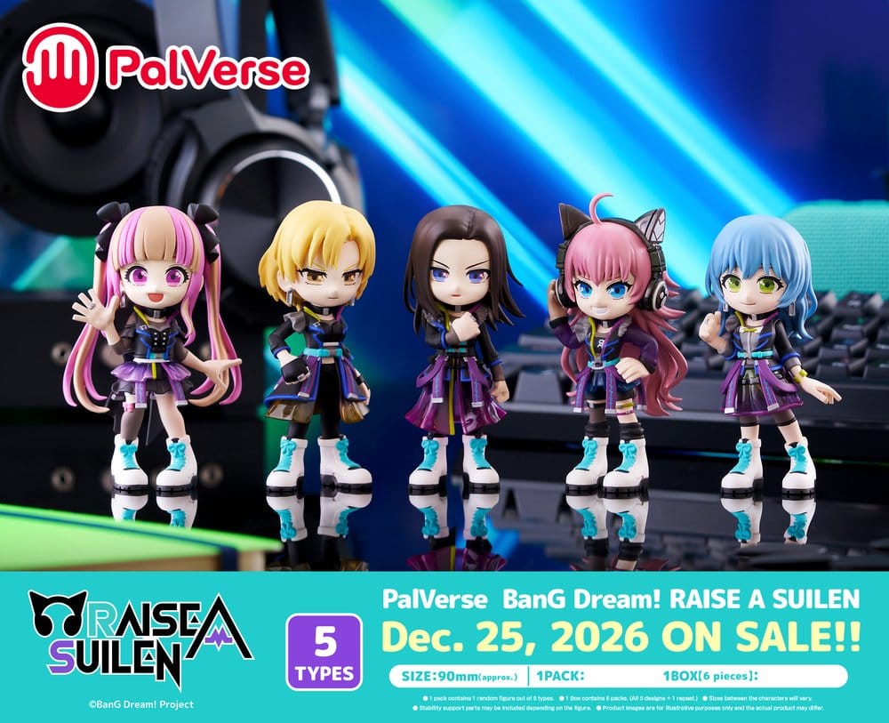 BanG Dream! PalVerse Minifiguren Blind Box Sortiment (6)