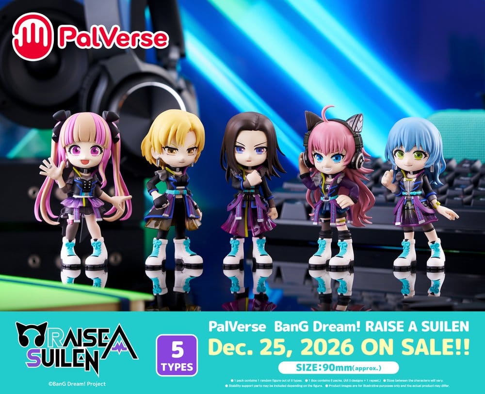 BanG Dream! PalVerse Minifiguren Blind Box Sortiment (6)