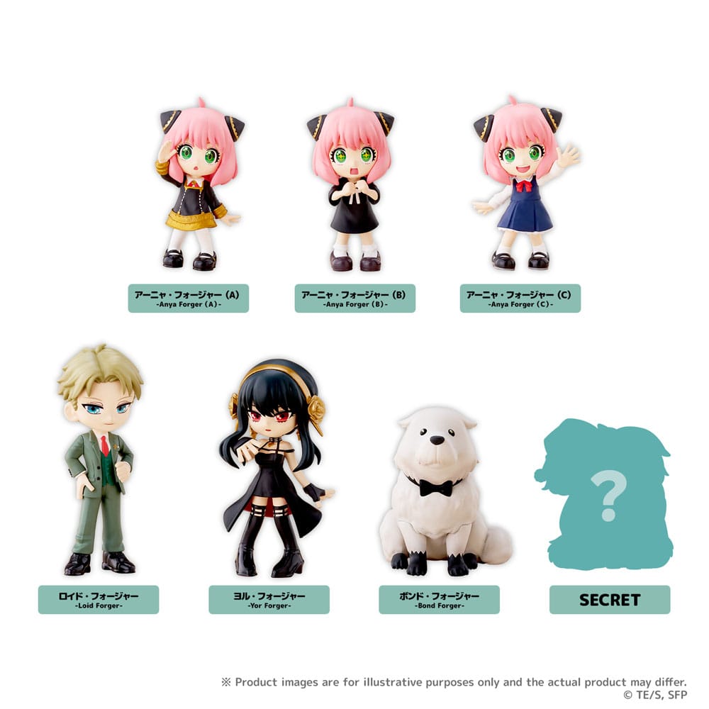 Spy x Family PalVerse PVC Figuren 9 cm Sortiment (6)   