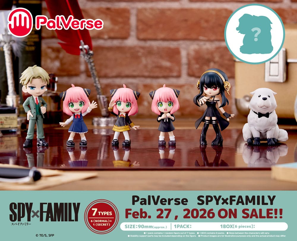 Spy x Family PalVerse PVC Figuren 9 cm Sortiment (6)   