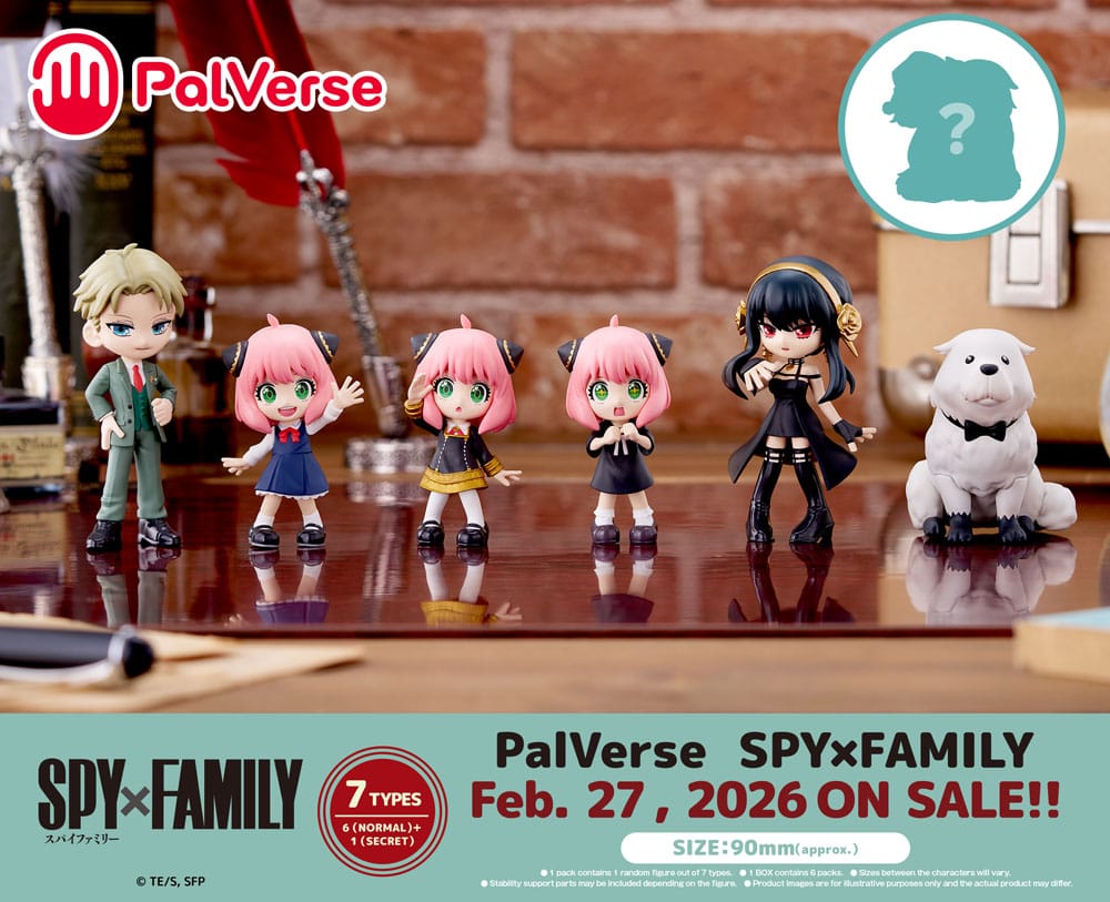Spy x Family PalVerse PVC Figuren 9 cm Sortiment (6)   