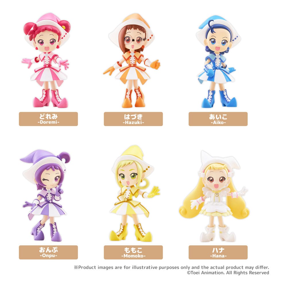 Ojamajo Doremi "Dokkan!" PalVerse PVC Figuren 9 cm Blind Box Sortiment (6)   
