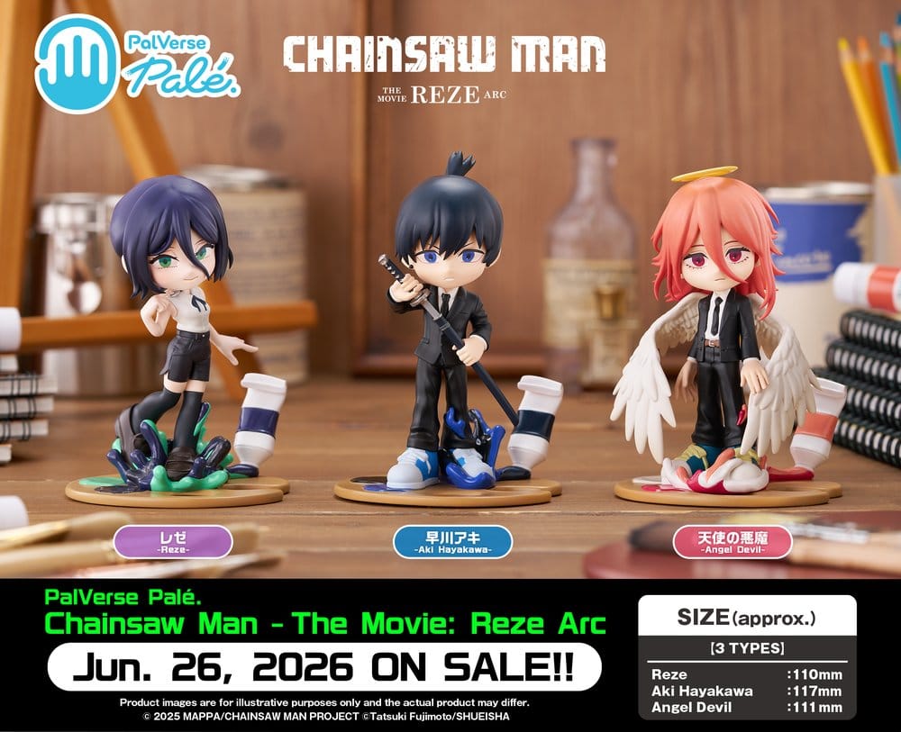 Chainsaw Man The Movie: Reze Arc PalVerse PVC Statue Aki Hayakawa 11 cm 