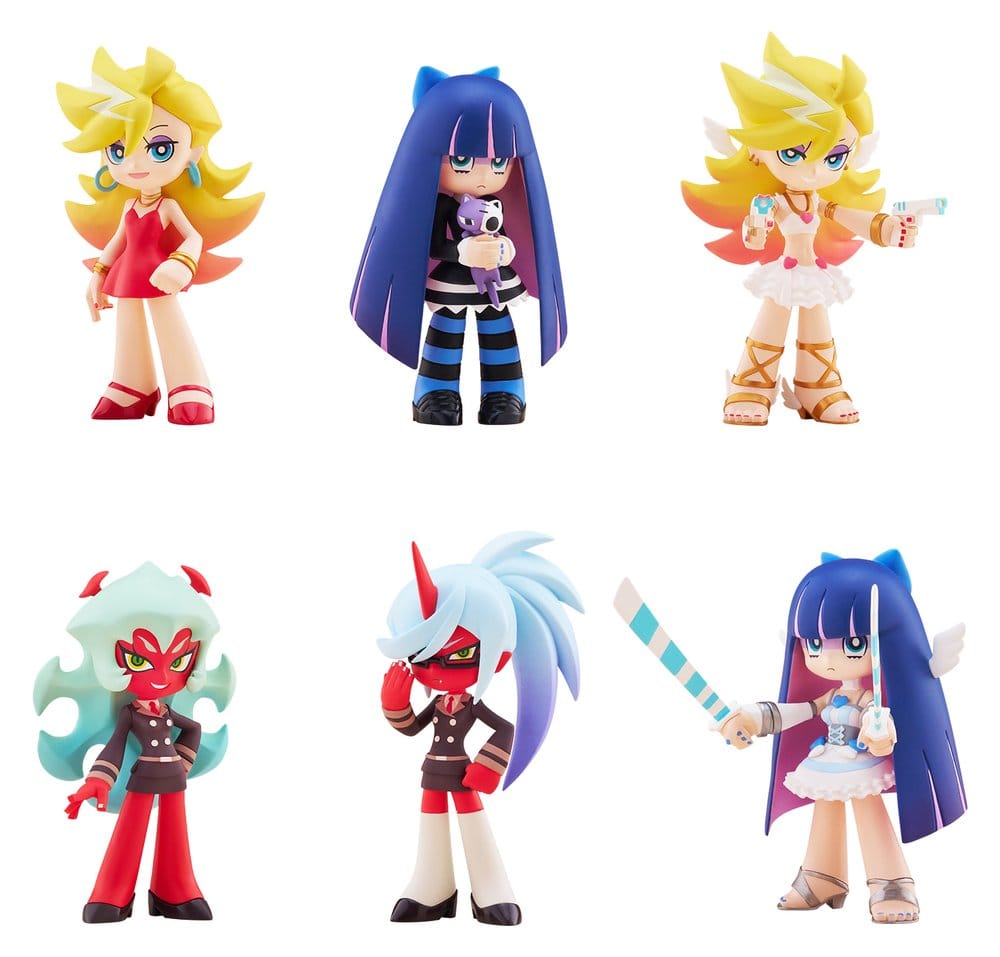 Panty & Stocking with Garterbelt PalVerse Minifiguren New Blind Box Display (6)