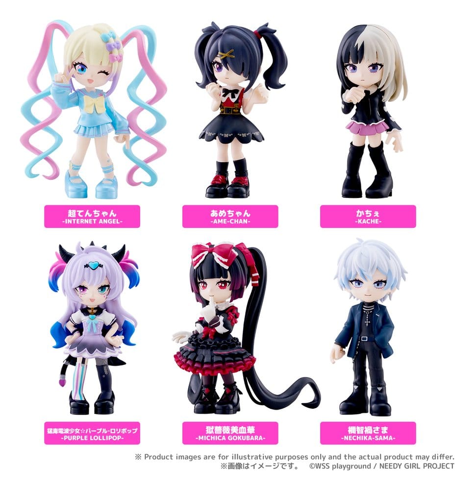 Needy Girl Overdose PalVerse Minifiguren Blind Box Display (6)