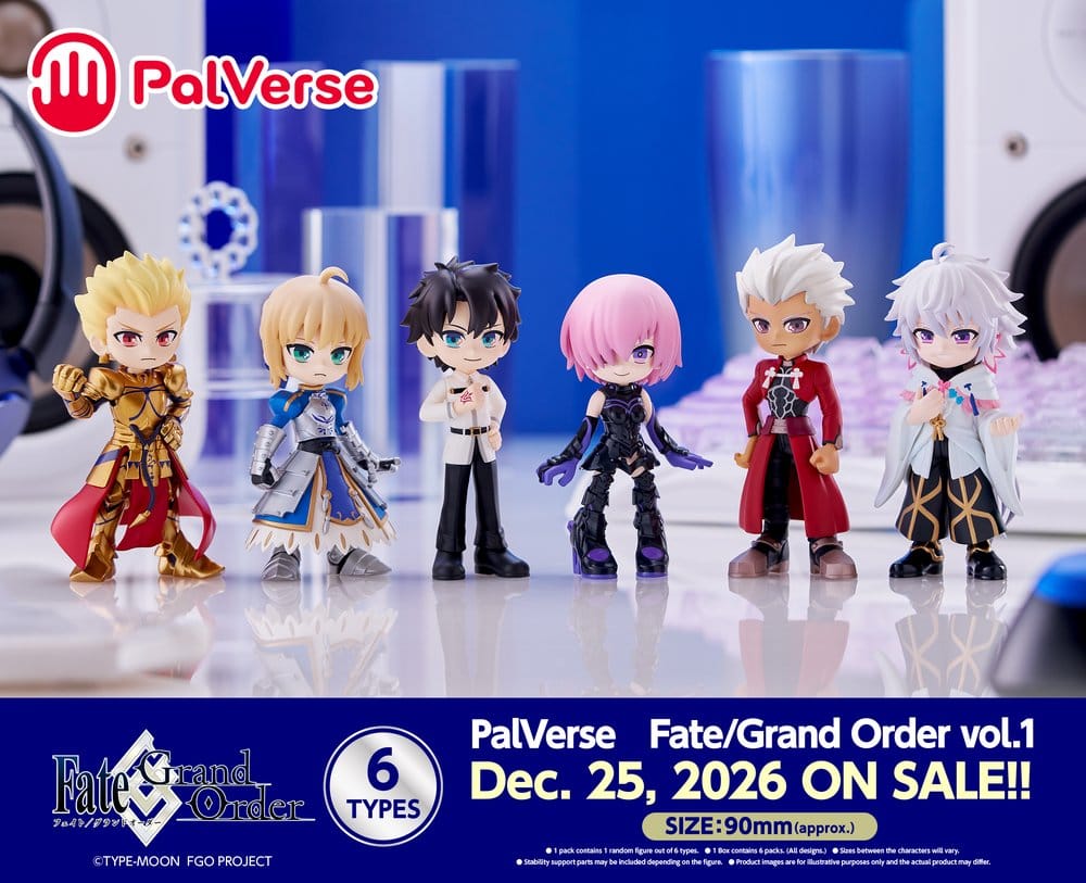 Fate/Grand Order PalVerse Minifiguren vol.1 Blind Box Display (6)