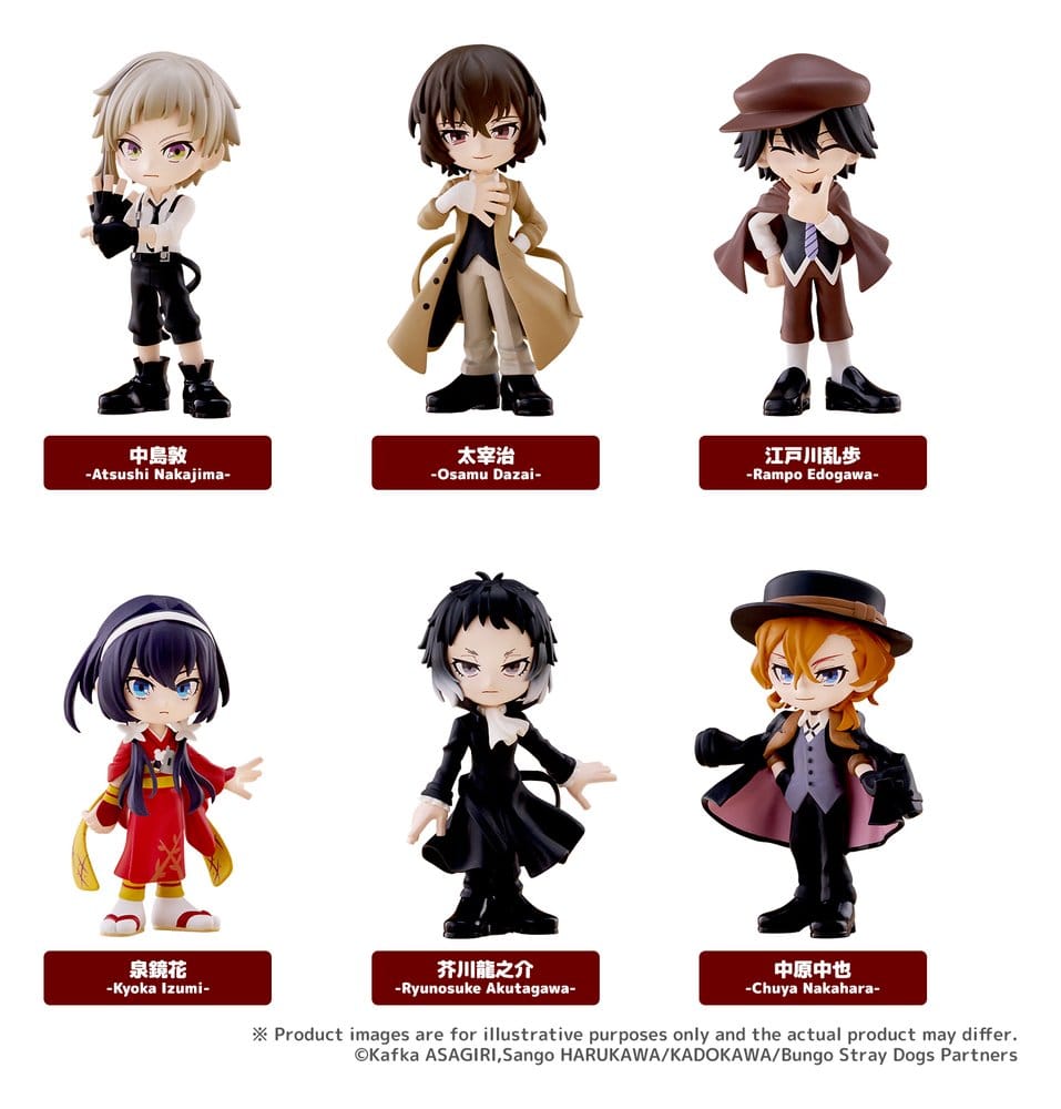 Bungo Stray Dogs PalVerse Minifiguren Blind Box Display (6)