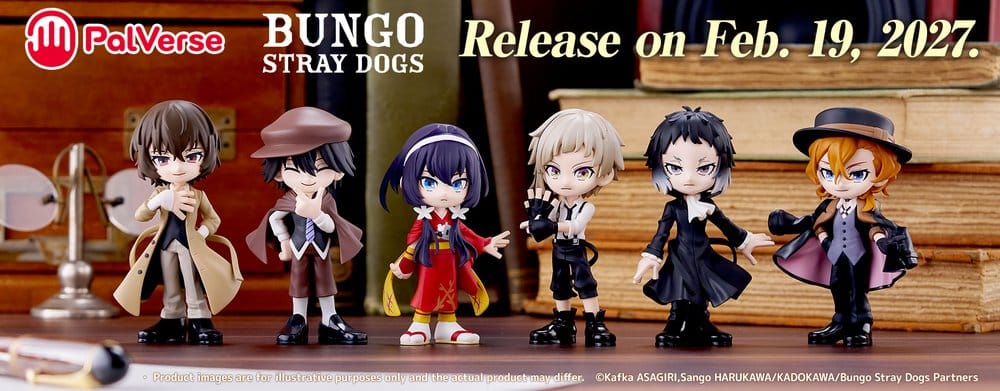 Bungo Stray Dogs PalVerse Minifiguren Blind Box Display (6)