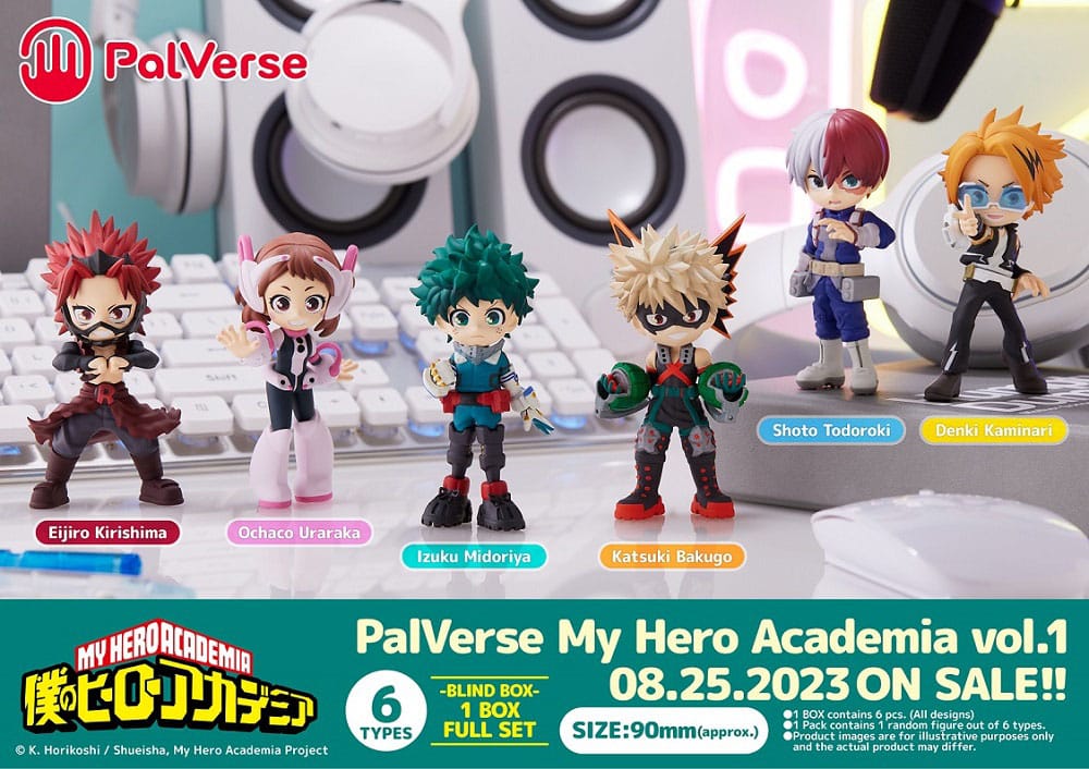 My Hero Academia PalVerse PVC Figuren Vol. 1 9 cm Sortiment (6)   