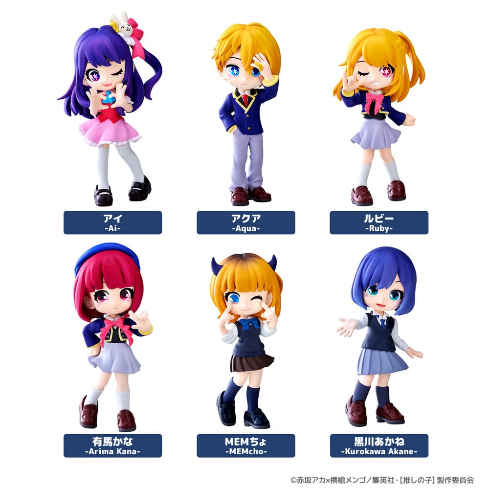 Oshi No Ko PalVerse PVC Figuren 9 cm Sortiment (6)  