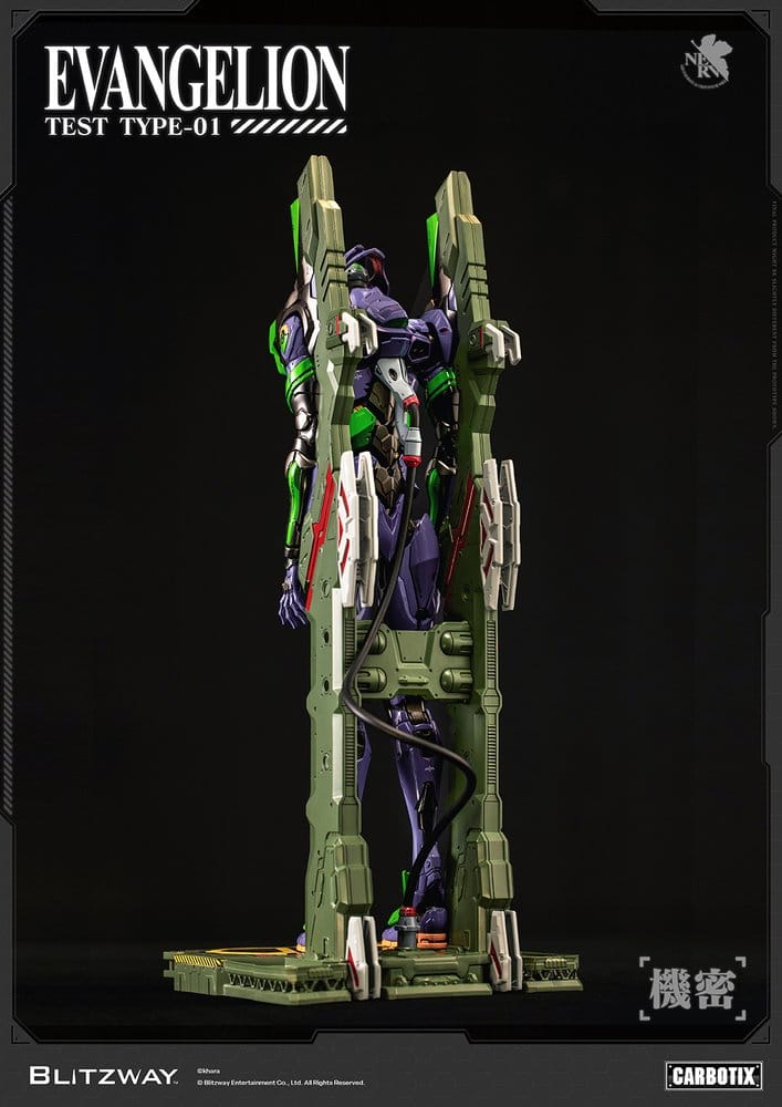 Evangelion Carbotix Actionfigur Evangelion Unit-01 Test Type (DX Ver.) 33 cm