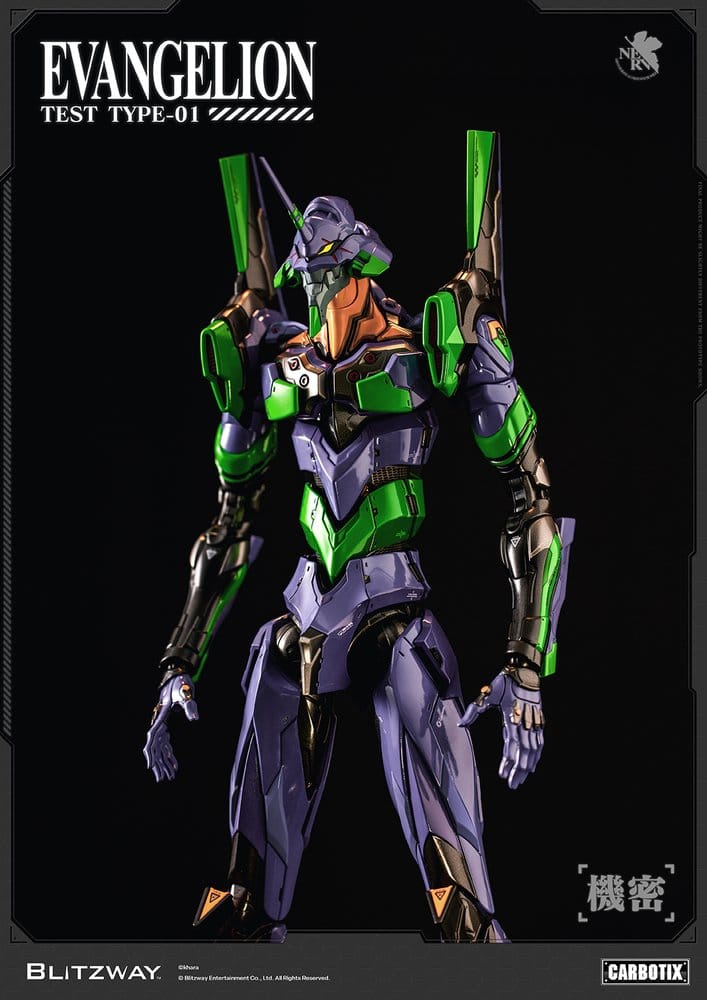 Evangelion Carbotix Actionfigur Evangelion Unit-01 Test Type (DX Ver.) 33 cm