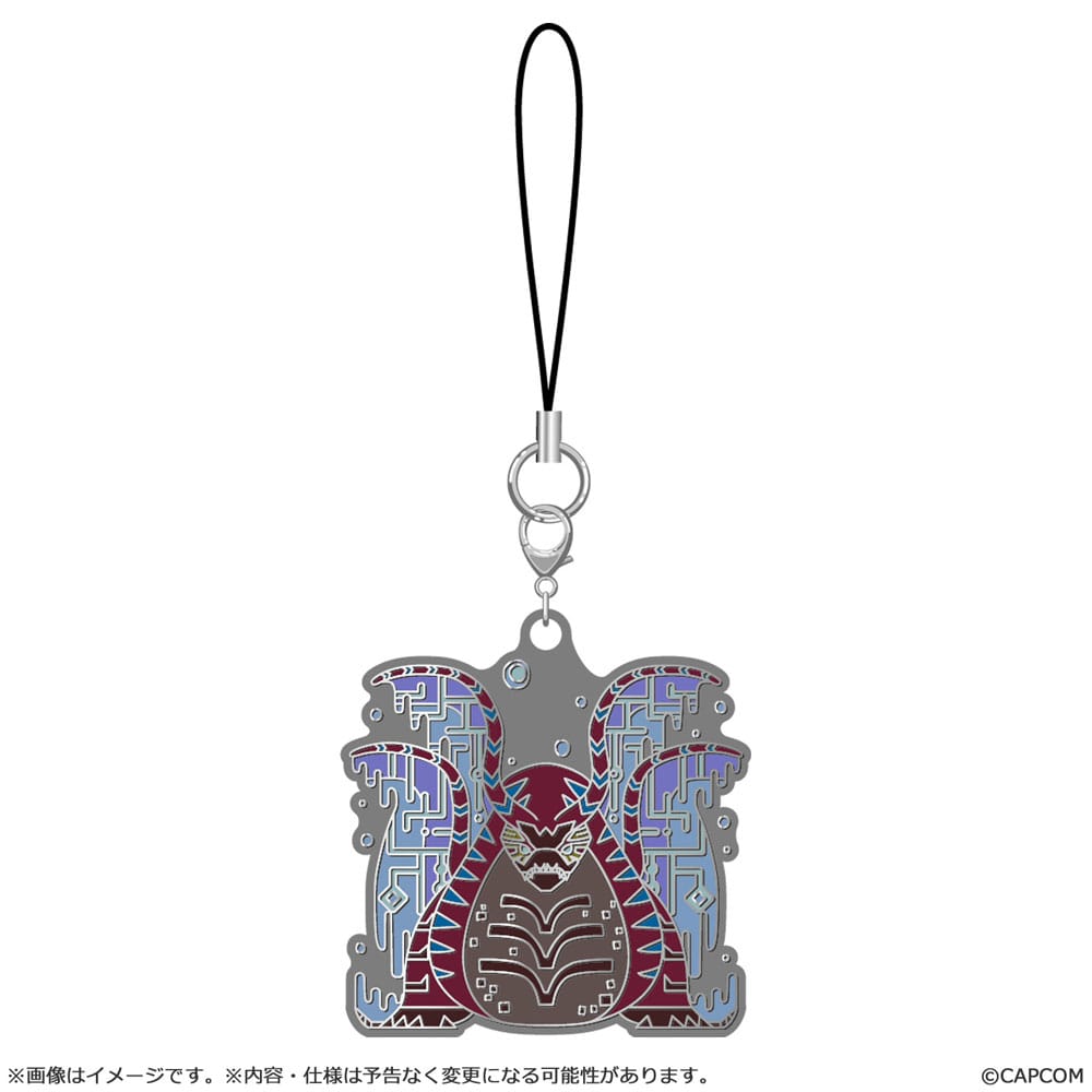 Monster Hunter Wilds Metall-Schlüsselanhänger Monster icon Blind Box Sortiment (10)