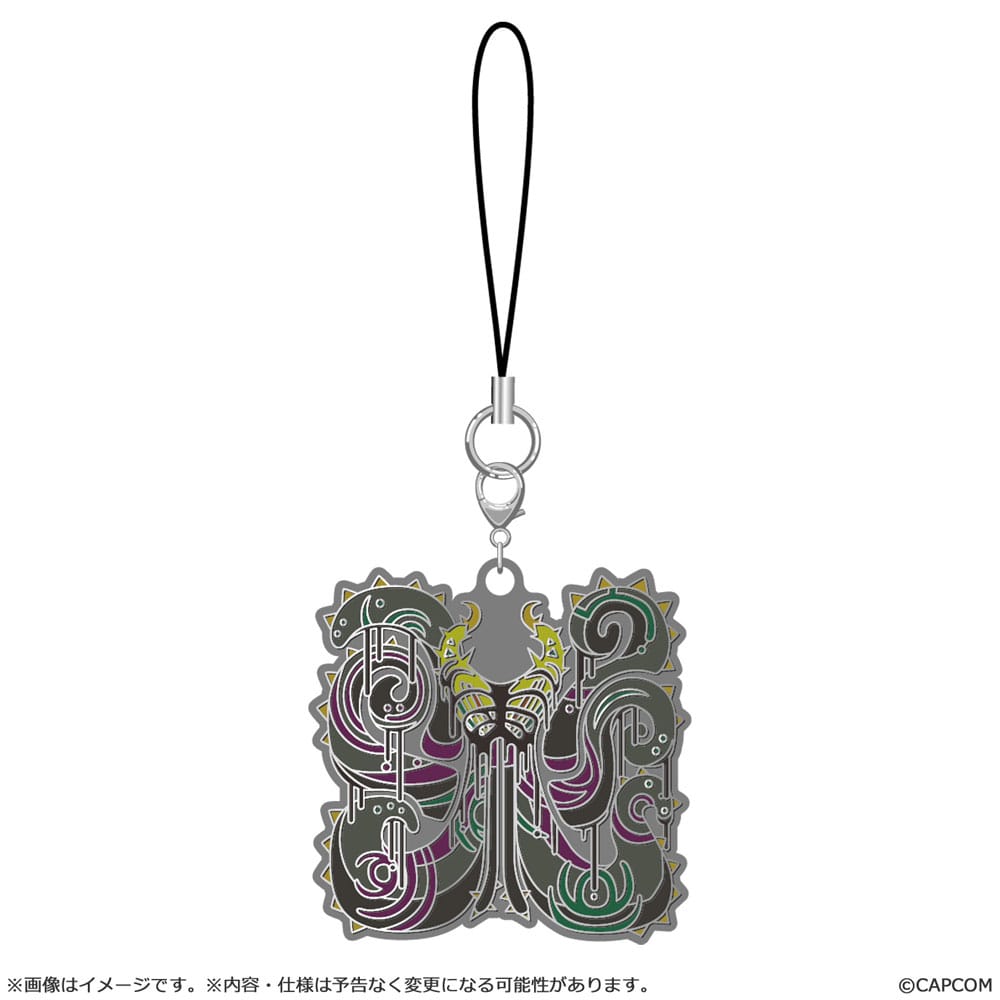 Monster Hunter Wilds Metall-Schlüsselanhänger Monster icon Blind Box Sortiment (10)