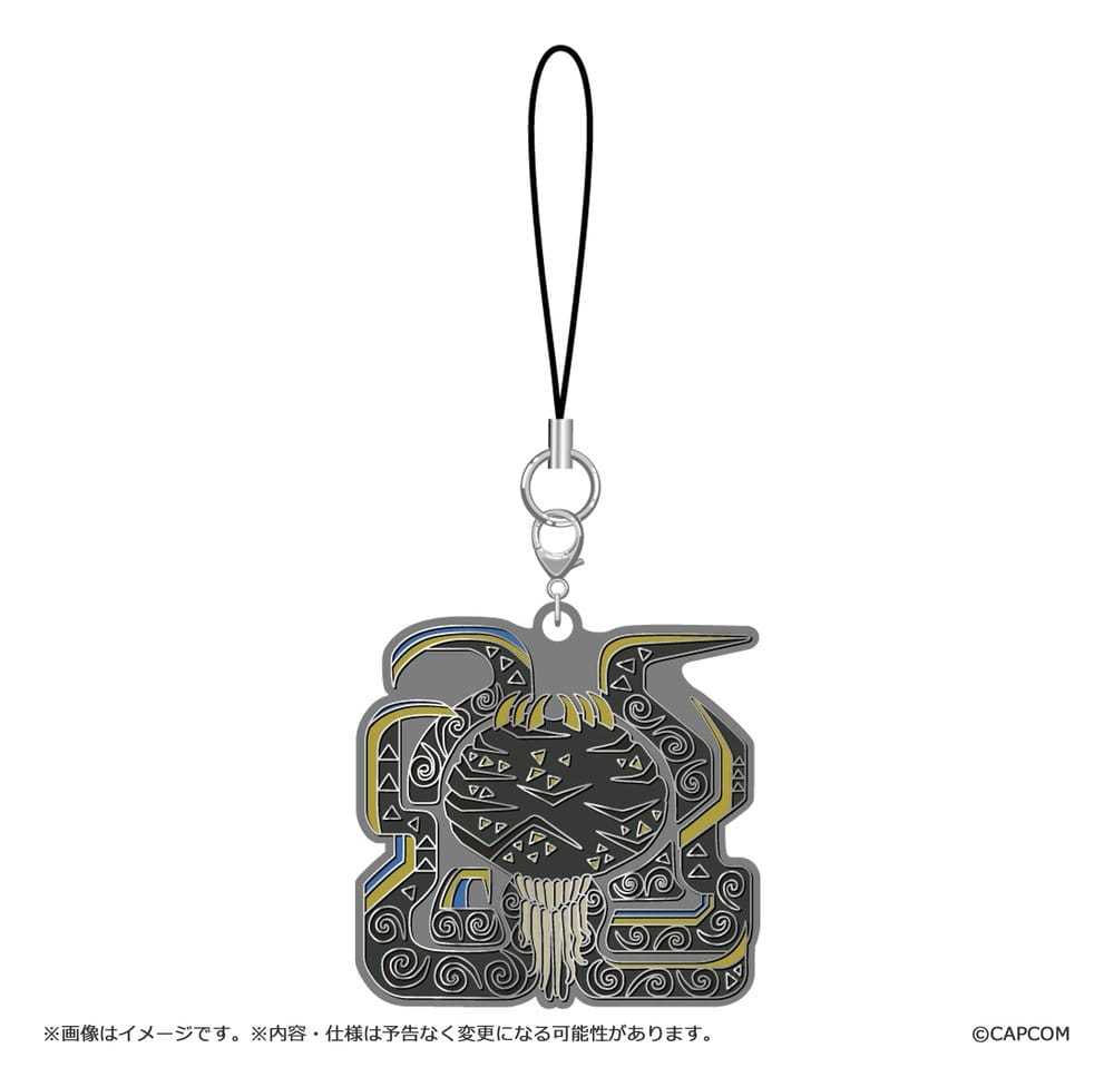 Monster Hunter Wilds Metall-Schlüsselanhänger Monster icon Vol. 2 Blind Box Sortiment (10)