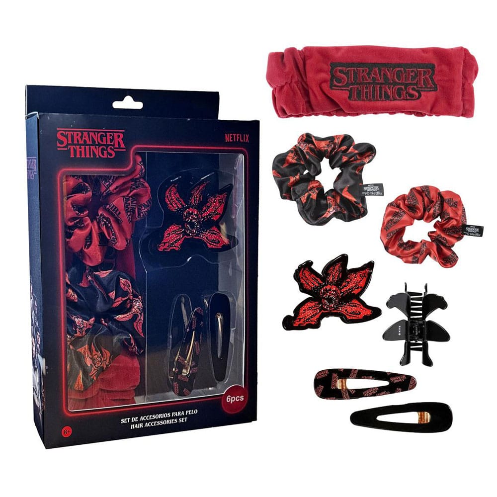 Stranger Things Haarschmuck 6er-Pack   