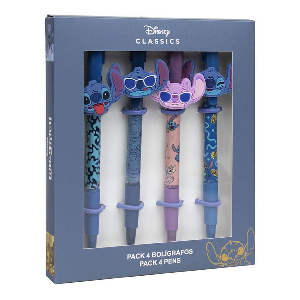Loli & Stitch Kugelschreiber 4er-Pack 