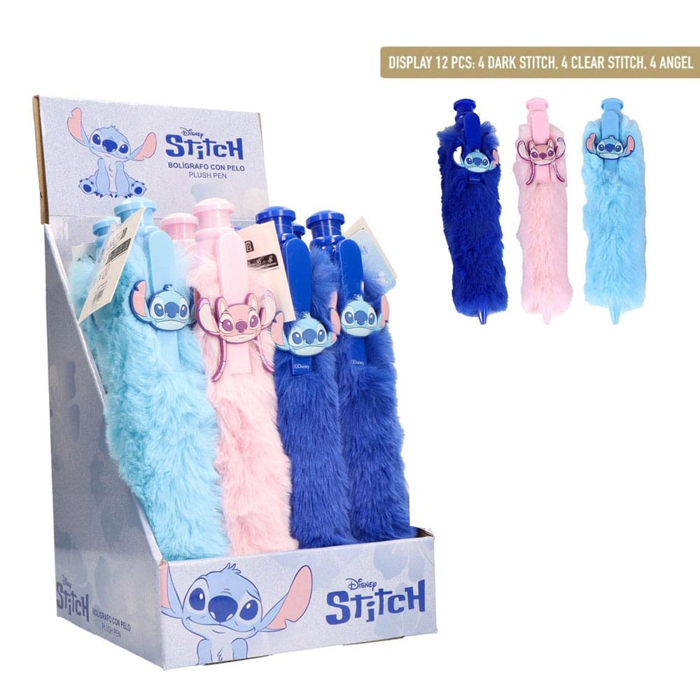 Loli & Stitch Plüsch-Kugelschreiber Display (12)  