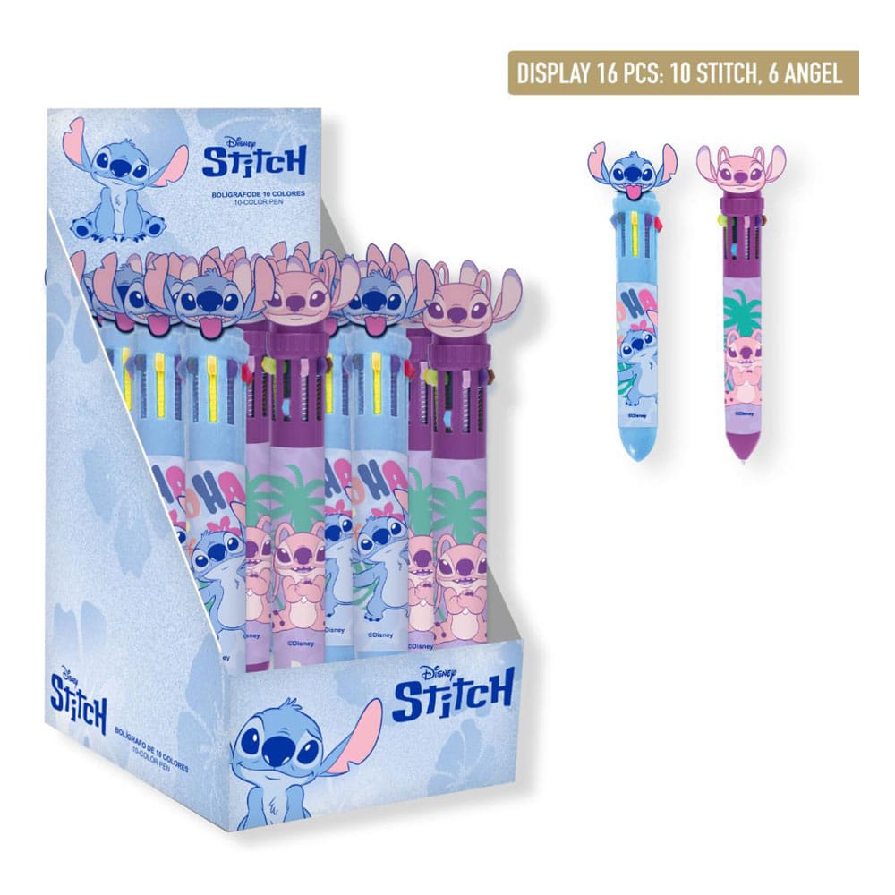 Loli & Stitch Zehnfarbkugelschreiber Display (16)    