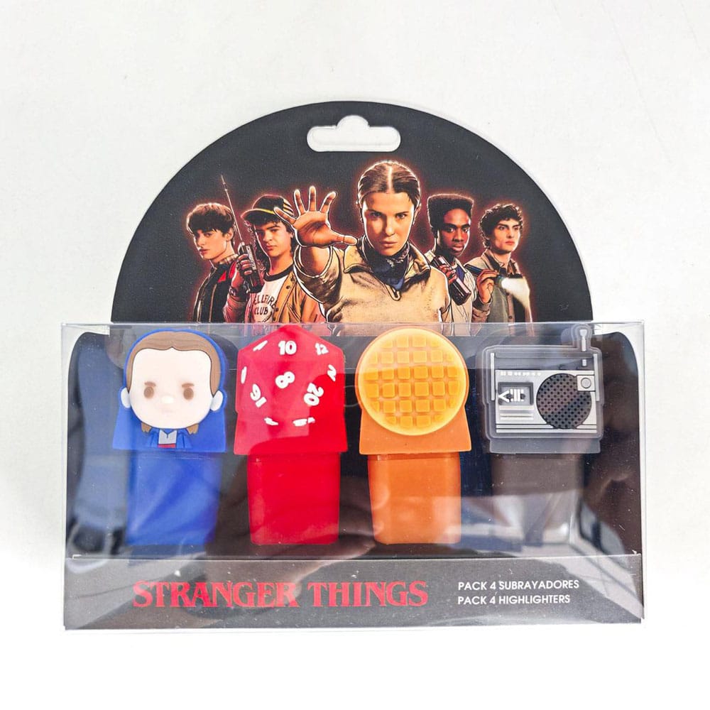 Stranger Thinigs Textmarker 4-er Pack   