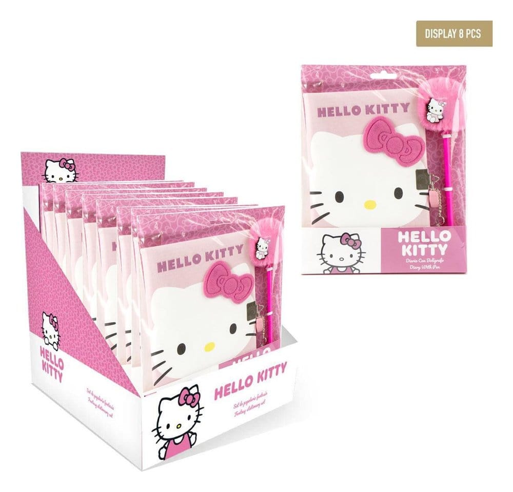 Sanrio Fantasie-Schreibwaren-Set Hello Kitty Pink Display (8)