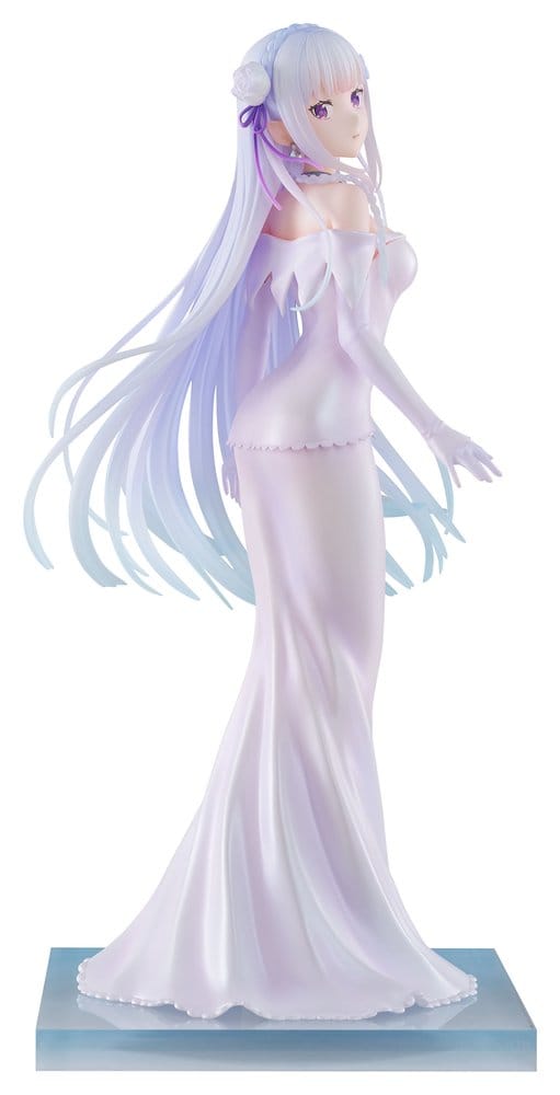 Re:ZERO -Starting Life in Another World- PVC Figur 1/7 Emilia Wedding dress Ver. 24 cm