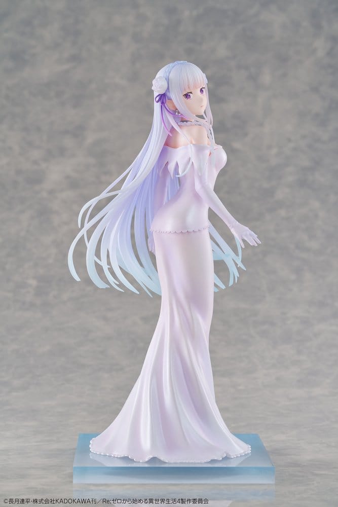 Re:ZERO -Starting Life in Another World- PVC Figur 1/7 Emilia Wedding dress Ver. 24 cm