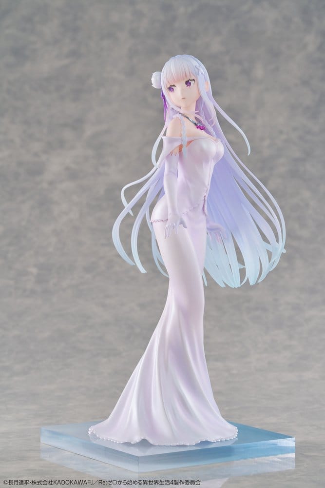 Re:ZERO -Starting Life in Another World- PVC Figur 1/7 Emilia Wedding dress Ver. 24 cm