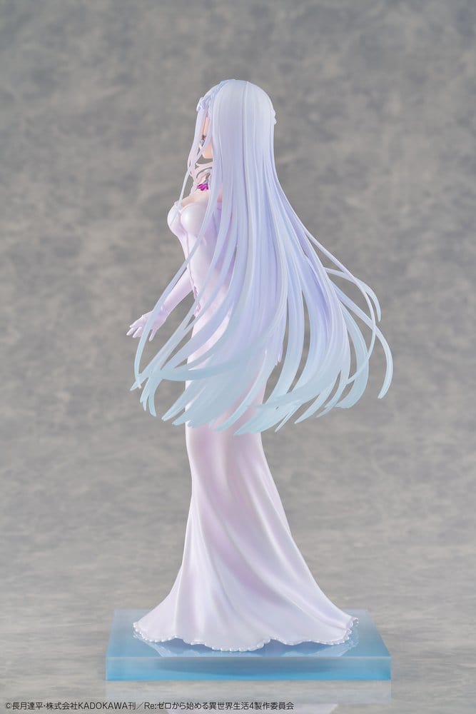 Re:ZERO -Starting Life in Another World- PVC Figur 1/7 Emilia Wedding dress Ver. 24 cm